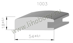 Рамочный профиль МДФ 1003 от производителя АГТ-Профиль